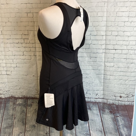 Lululemon NWT Love All Tennis Dress Size 6 Sheer Mesh Vacation Gym Athletic Gorp - Picture 5 of 16